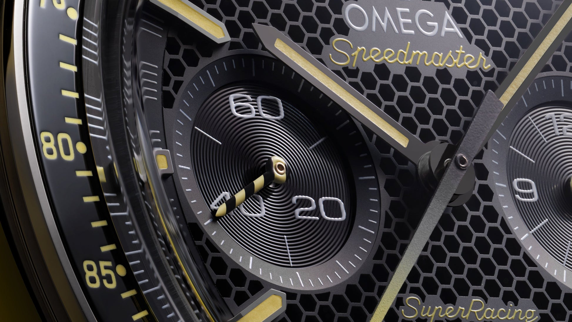 Speedmaster Super Racing 44.25 mm, steel on steel