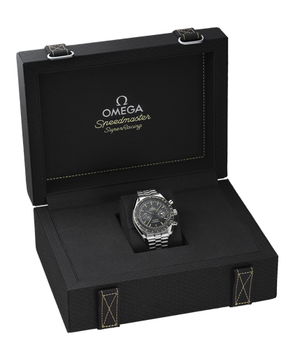 Speedmaster Super Racing 44.25 mm, steel on steel