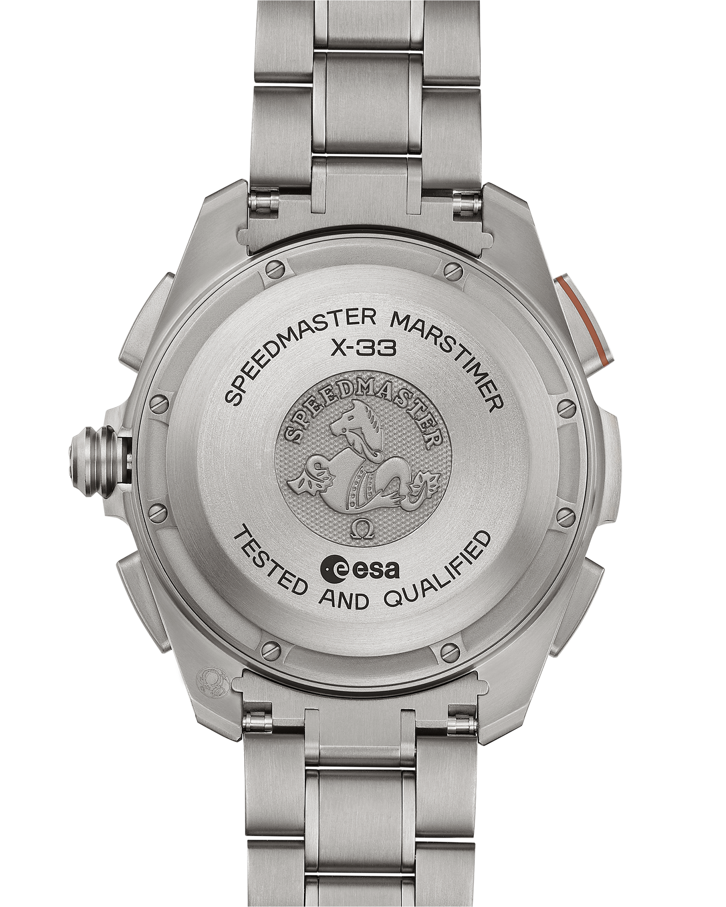 Speedmaster X‑33 Marstimer 45 mm, titanium on titanium