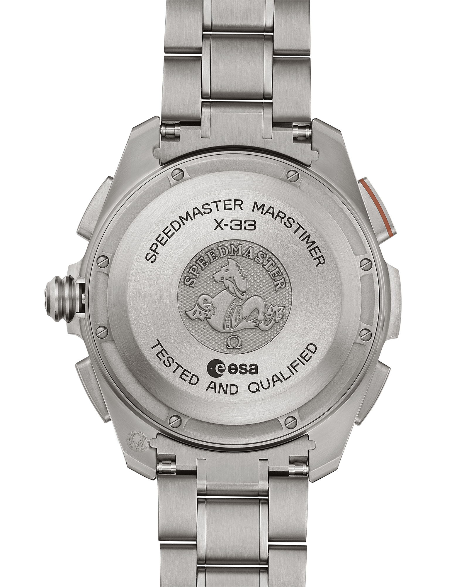 Speedmaster X‑33 Marstimer 45 mm, titanium on titanium