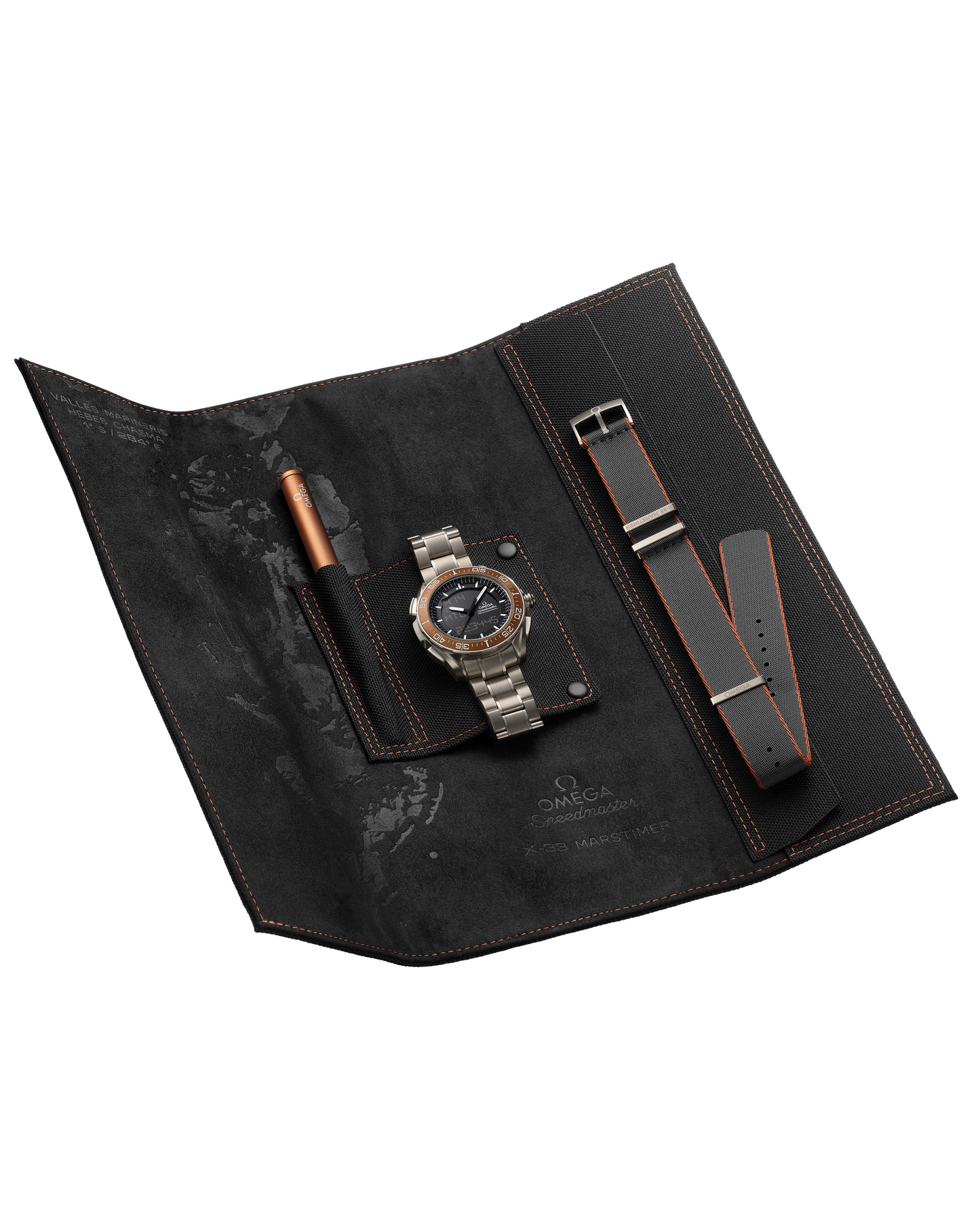Speedmaster X‑33 Marstimer 45 mm, titanium on titanium